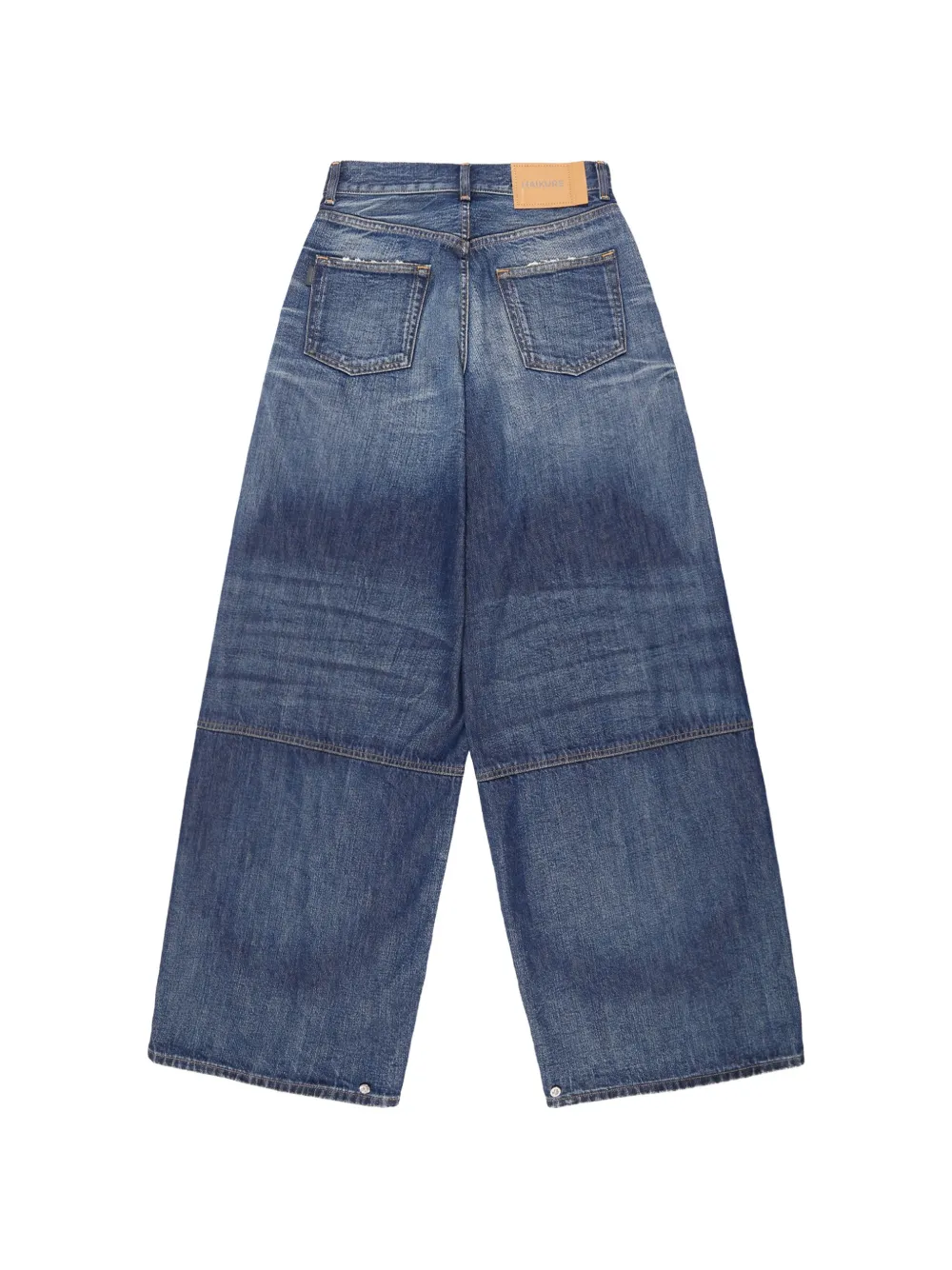 Haikure Legacy Norm Core jeans met vlakken Blauw