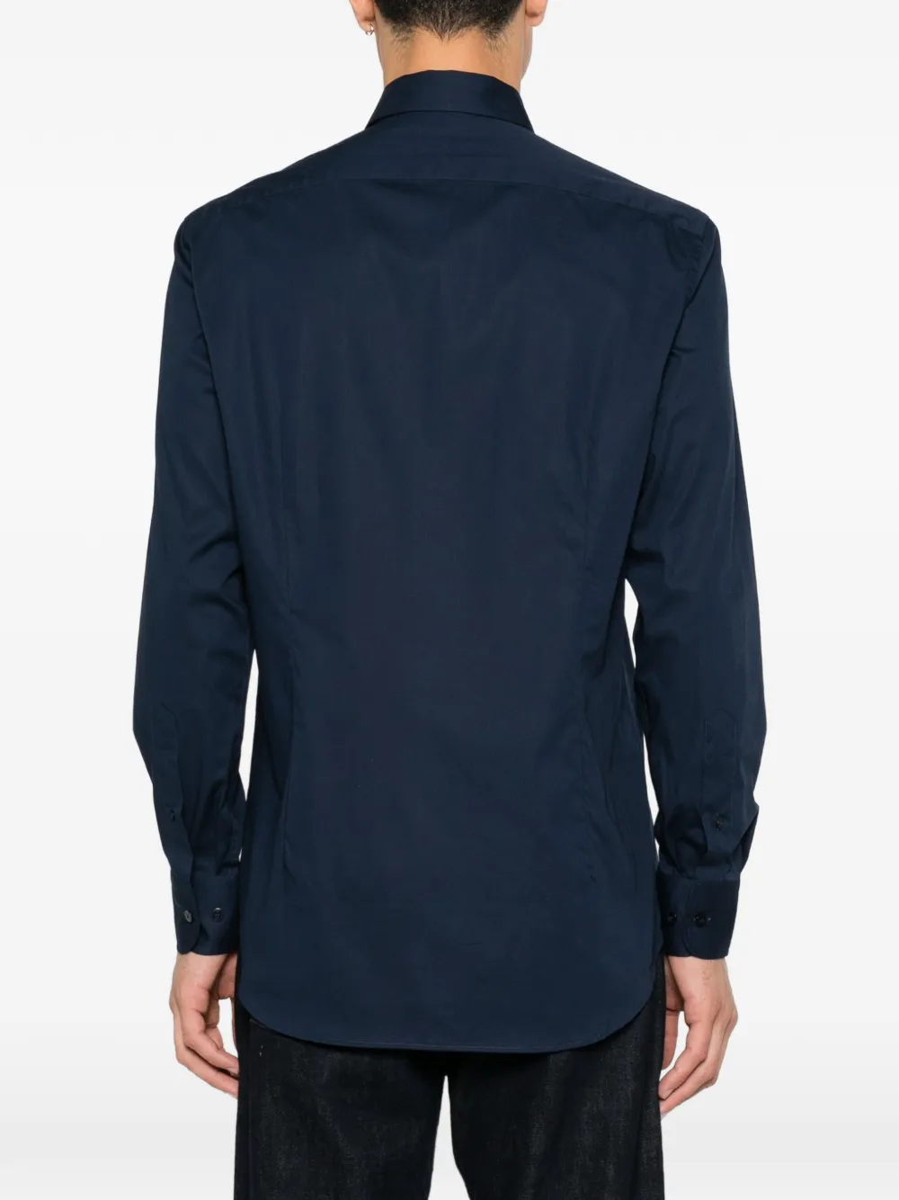 ETRO Overhemd met geborduurd logo Blauw