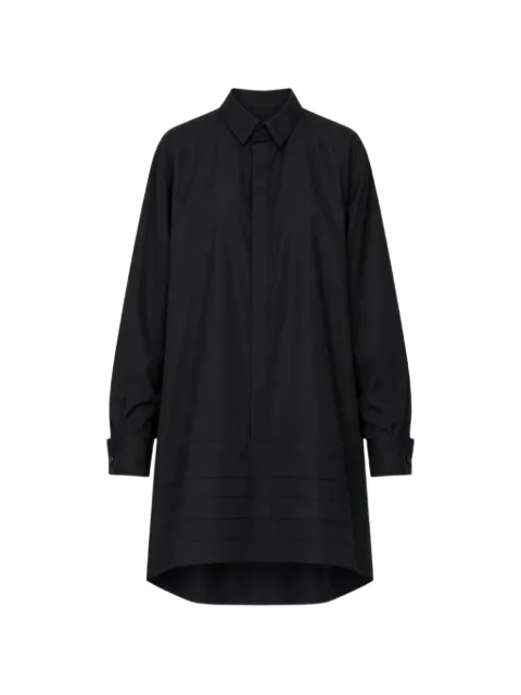 sacai vestido camisero corto plisado