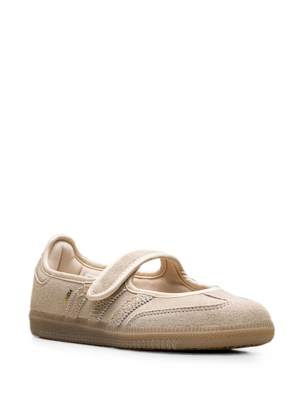 adidas Samba Jane touch-strap ballet flats Beige