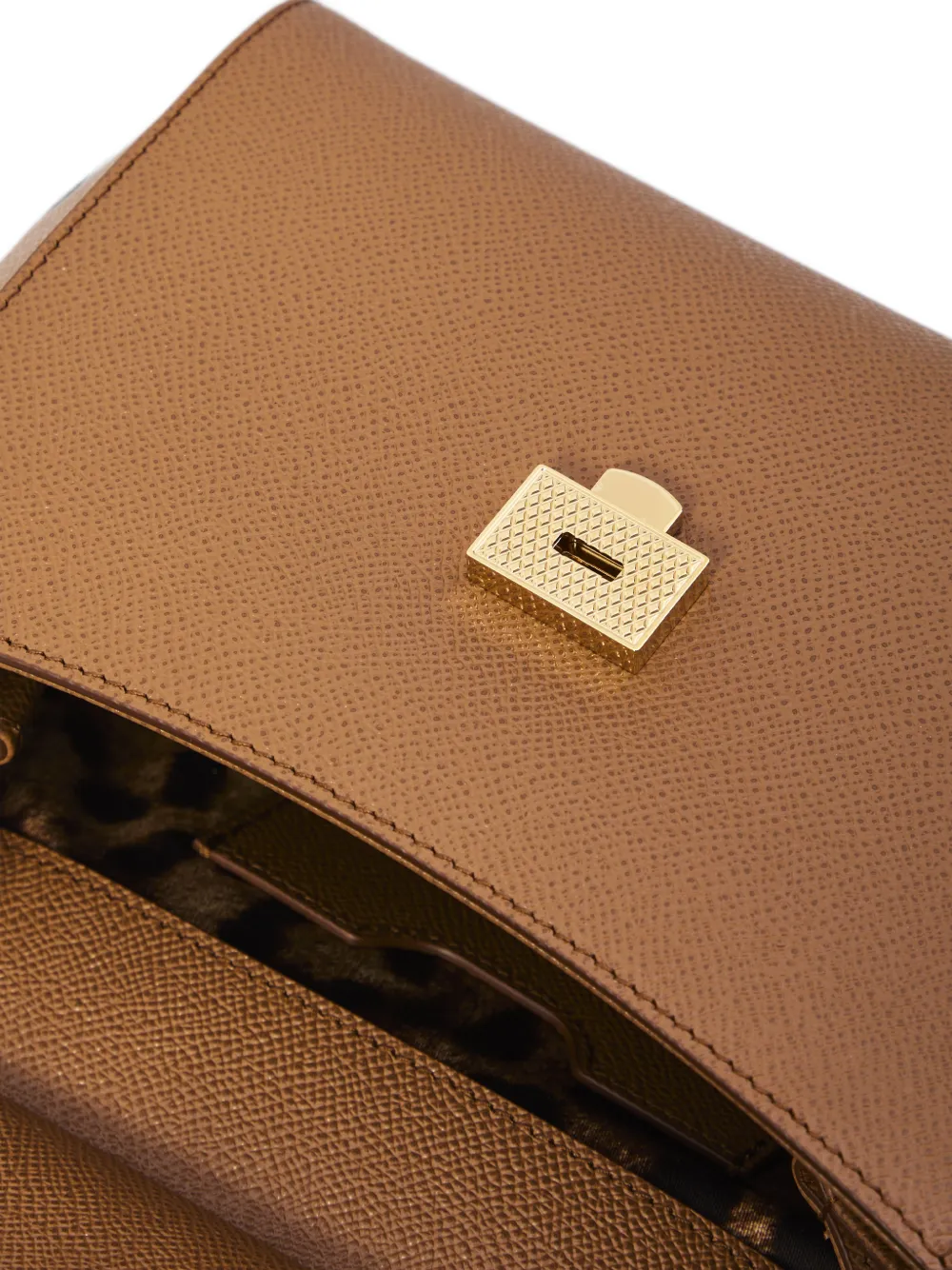 Dolce & Gabbana Sicily leren shopper Bruin