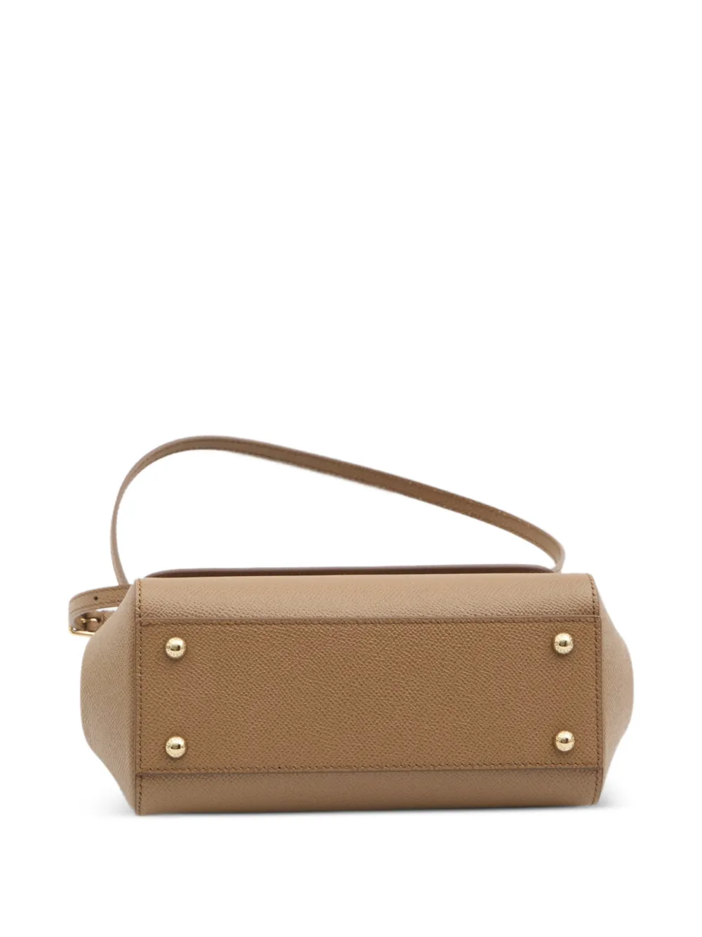 Dolce & Gabbana Sicily leren shopper Bruin