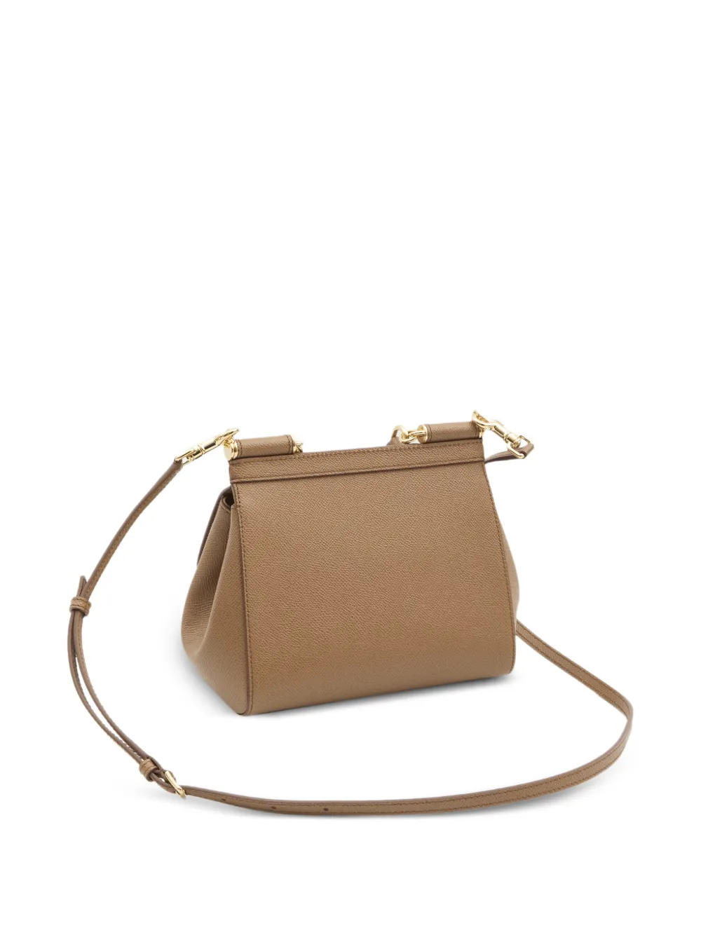 Dolce & Gabbana Sicily leren shopper Bruin