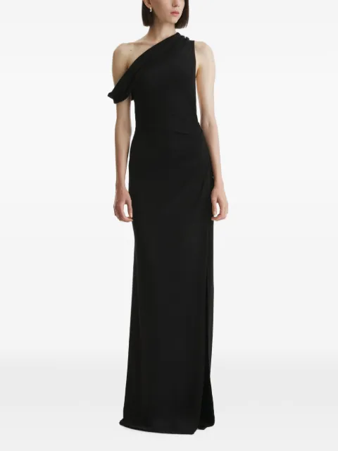 2310 STUDIO one-shoulder draped maxi dress