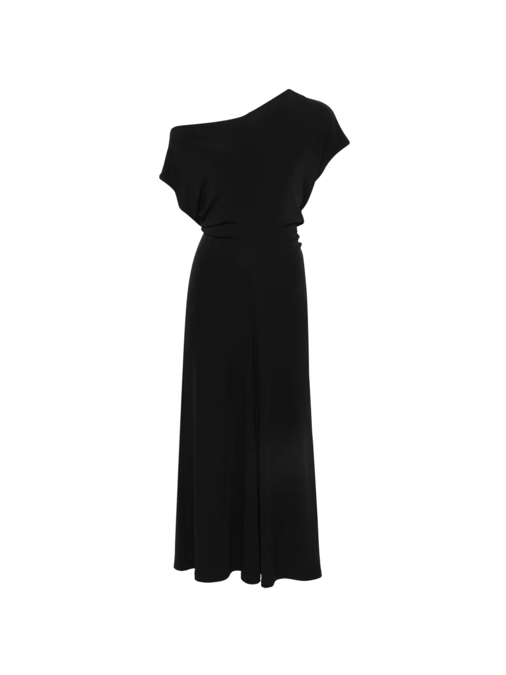 Vince draped-design midi dress - Nero
