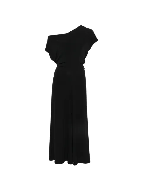 Vince draped-design midi dress