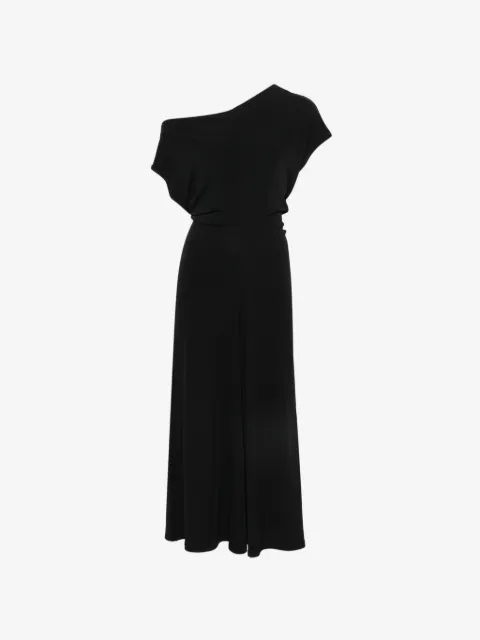 Vince draped-design midi dress