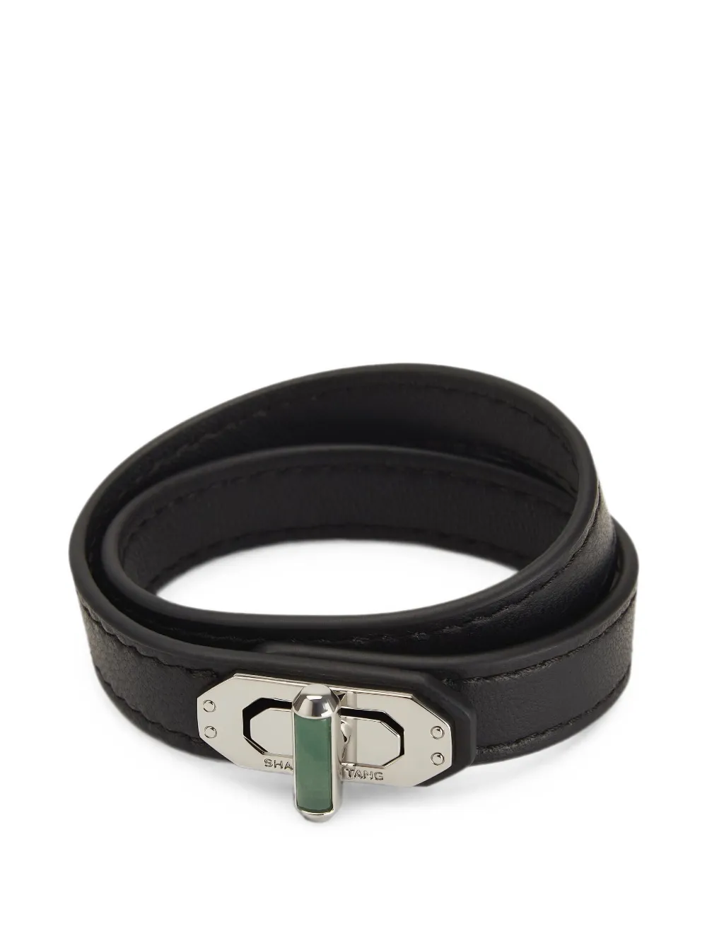 Shanghai Tang Tang Locket wrap bracelet - Argento