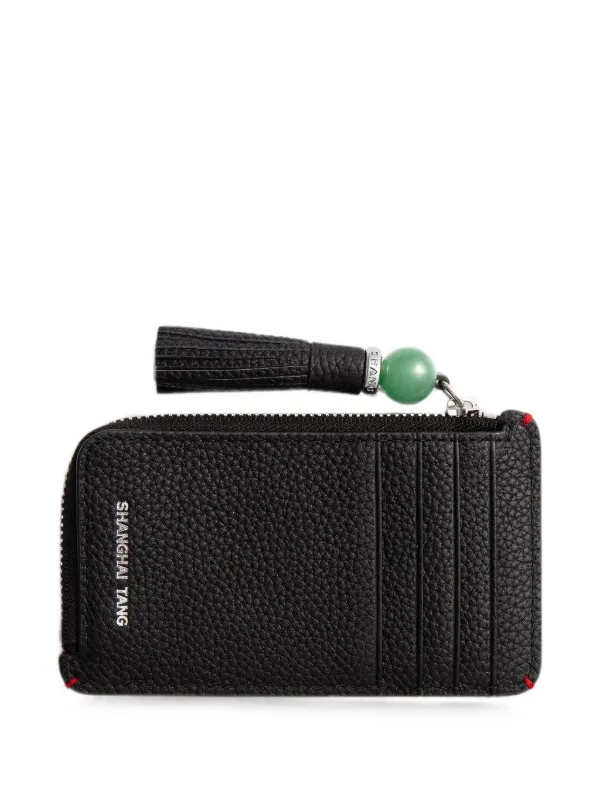 小物入れ Shanghai Tang Shanghai Tang Tang Star zip-fastening Cardholder | Black | FARFETCH