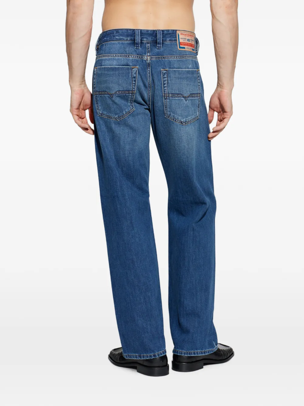 Diesel 1980 D-Eeper gerafelde jeans Blauw