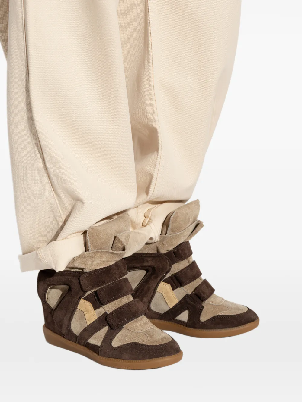 ISABEL MARANT Bekett suede sneakers Bruin