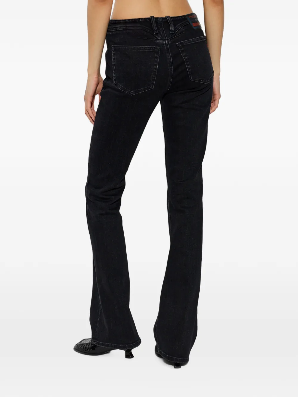 Diesel 1969 D-Ebbey-t bootcut jeans Zwart
