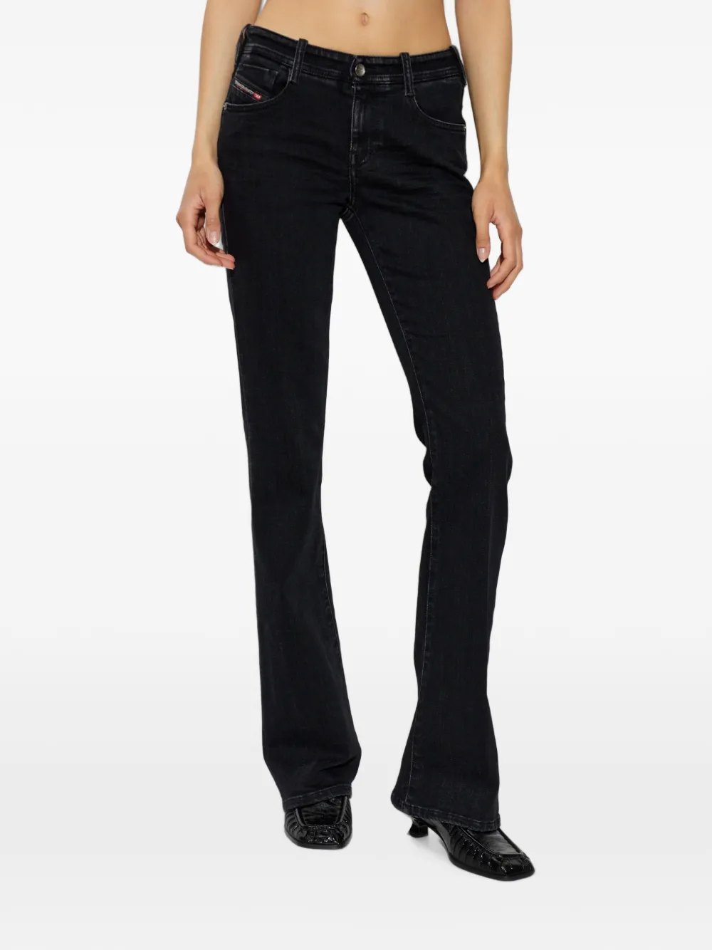 Diesel 1969 D-Ebbey-t bootcut jeans Zwart