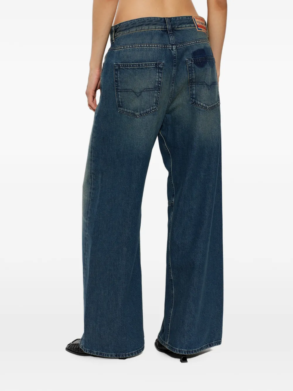 Diesel 1996 D-SIRE-U-S jeans met wijde pijpen Blauw