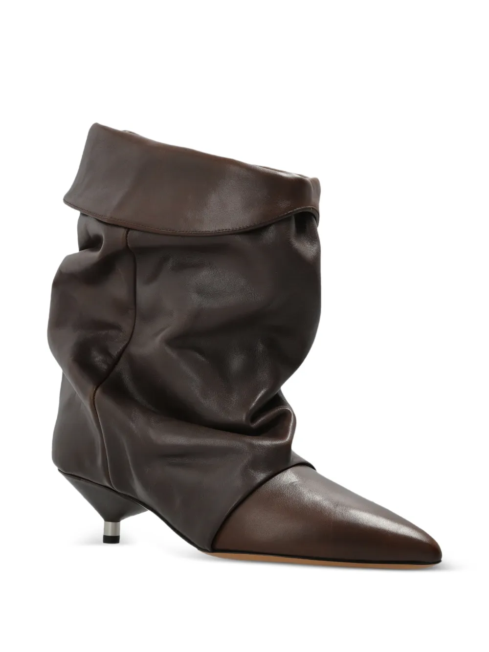 ISABEL MARANT Edrik slouchy ankle boots Bruin