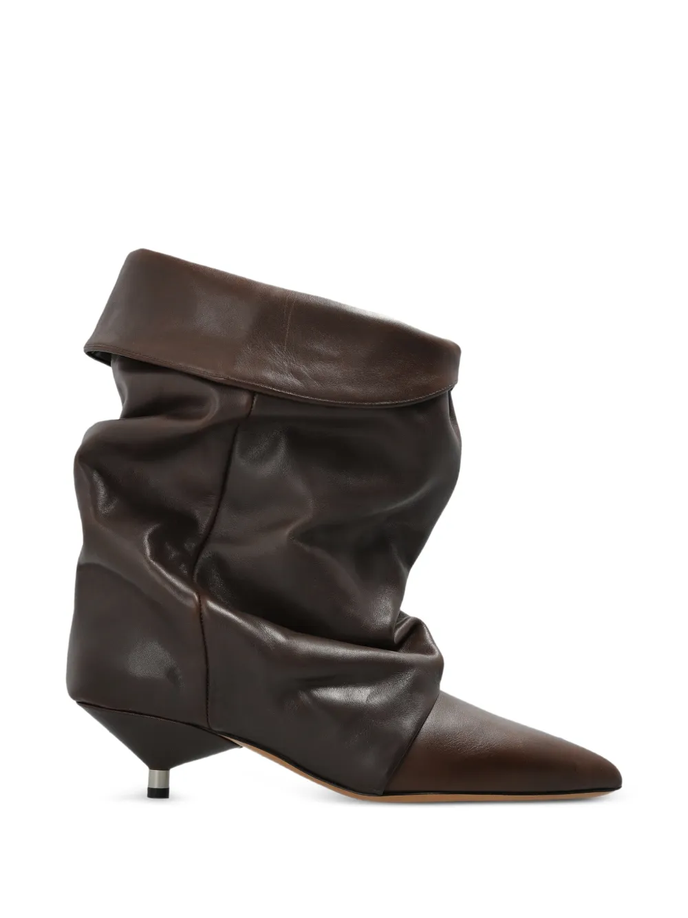 ISABEL MARANT Edrik slouchy ankle boots Bruin