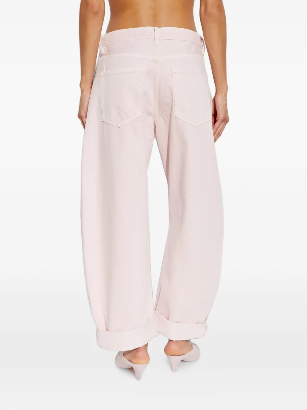FRAME The Bubble jeans Roze
