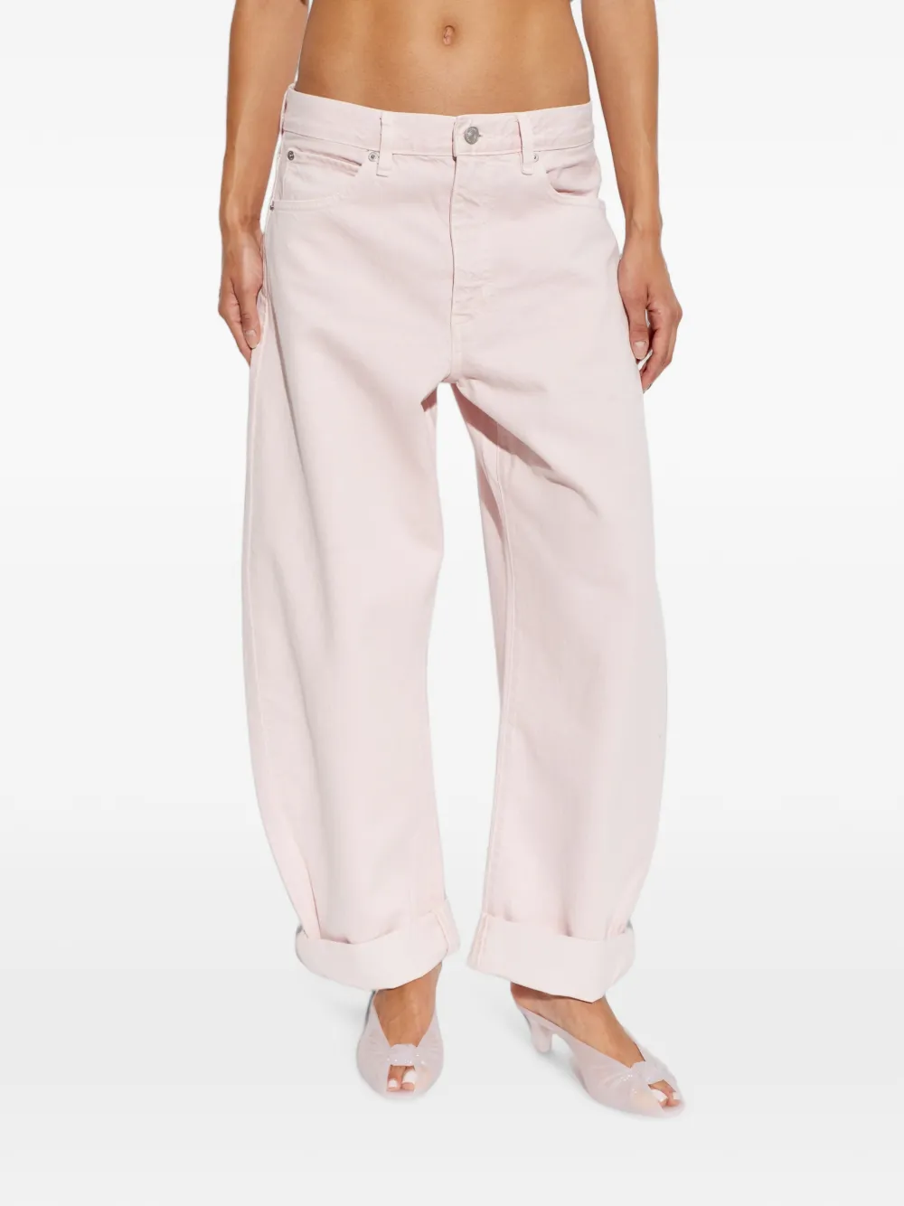 FRAME The Bubble jeans Roze