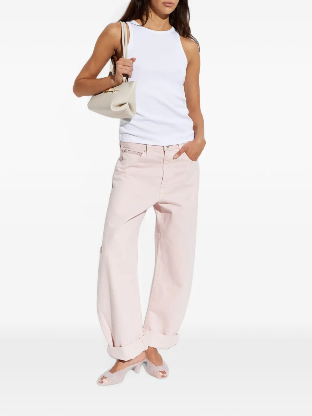 FRAME The Bubble jeans Roze