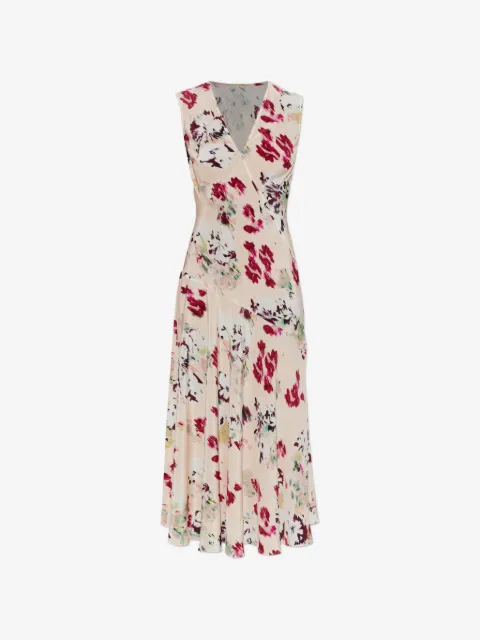 Ulla Johnson floral-print V-neck midi dress