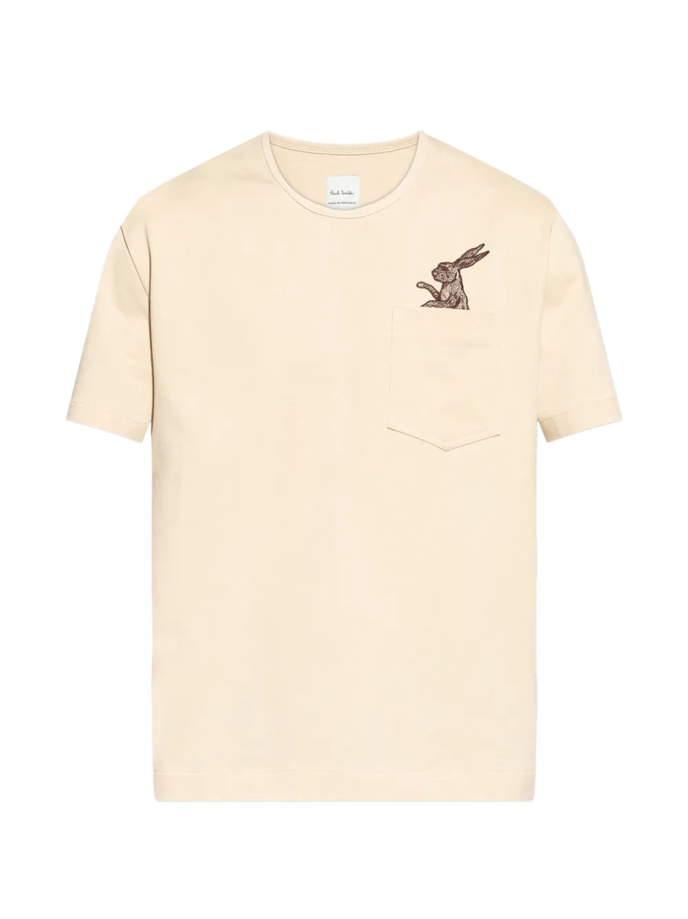 Paul Smith T-shirt con taschino - Toni neutri