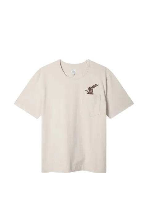 Paul Smith playera con bolsillo de conejo
