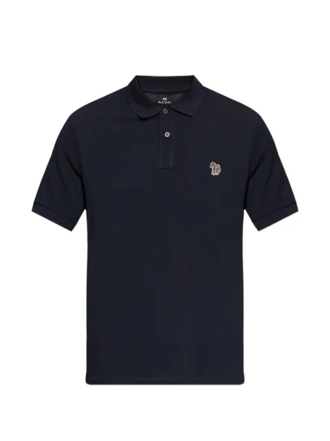PS Paul Smith Zebra-patch polo shirt