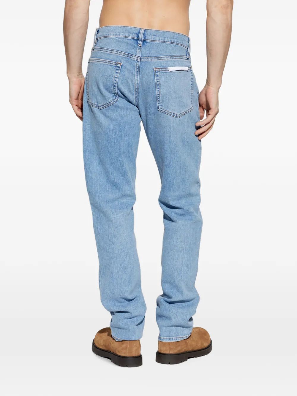 FRAME Modern straight jeans Blauw