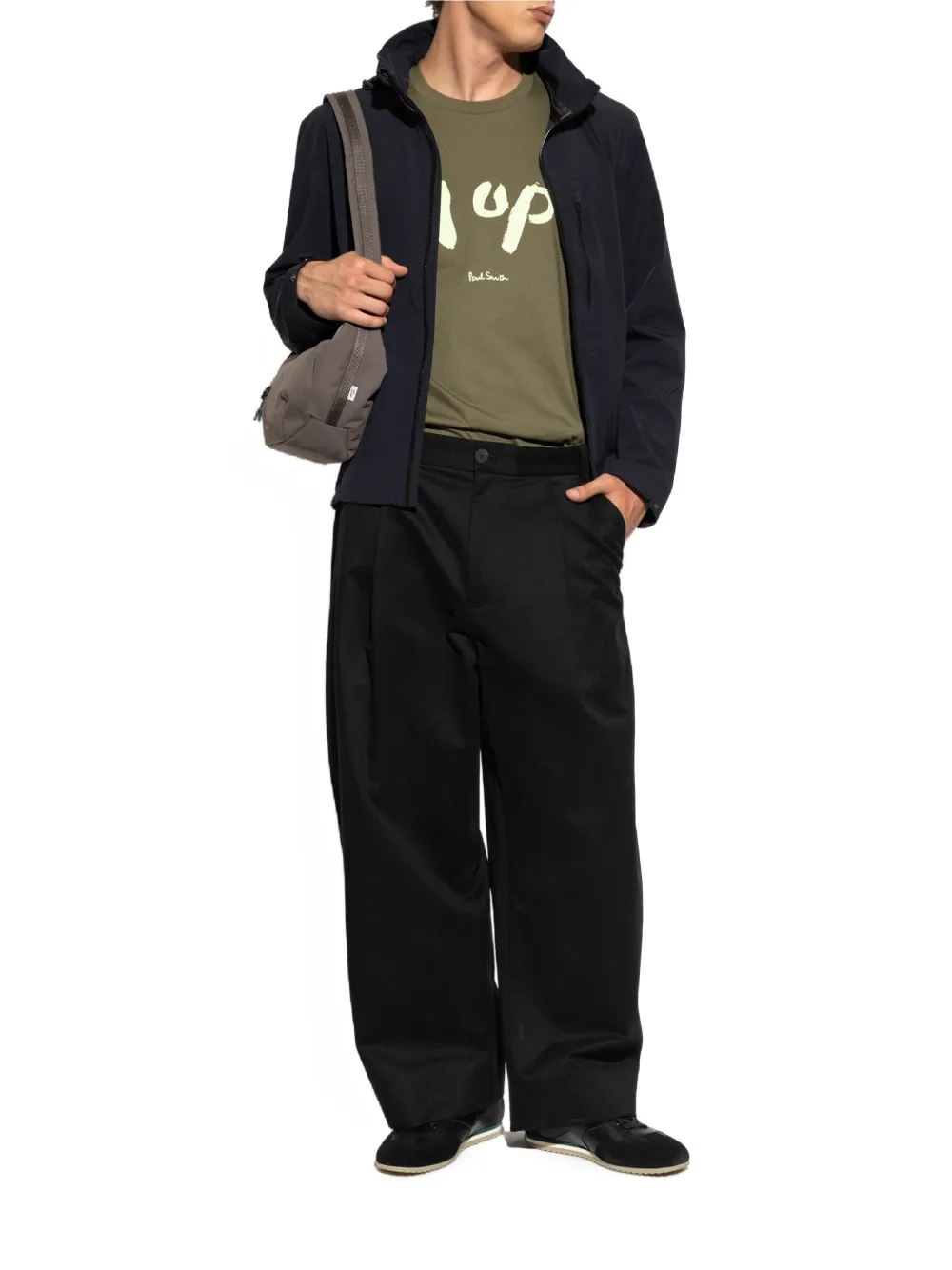 Paul Smith T-shirt met tekst Groen