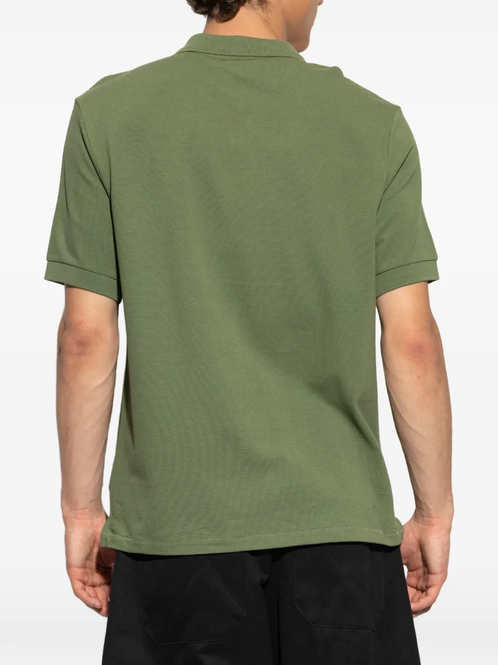 PS Paul Smith Poloshirt met zebrapatch Groen