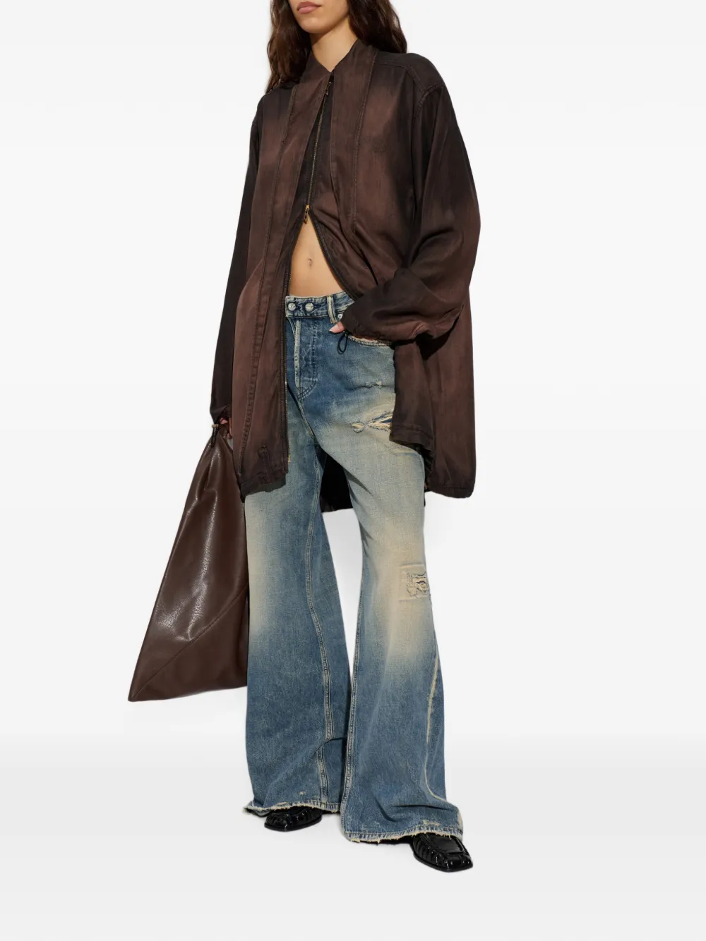 Diesel 1996 jeans met wijde pijpen Blauw