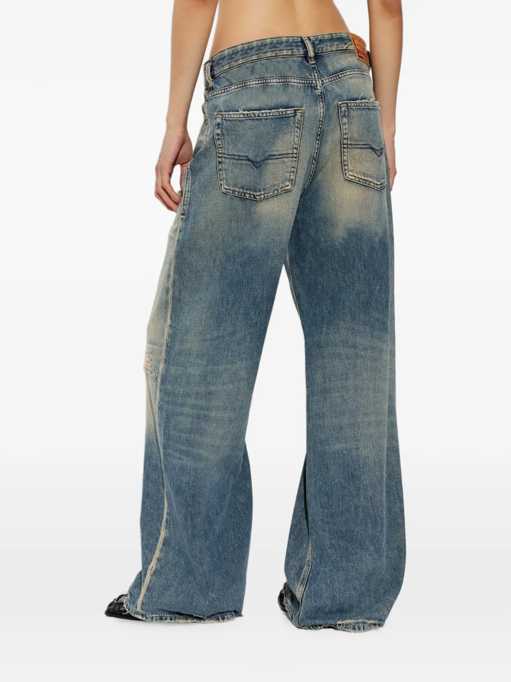 Diesel 1996 jeans met wijde pijpen Blauw