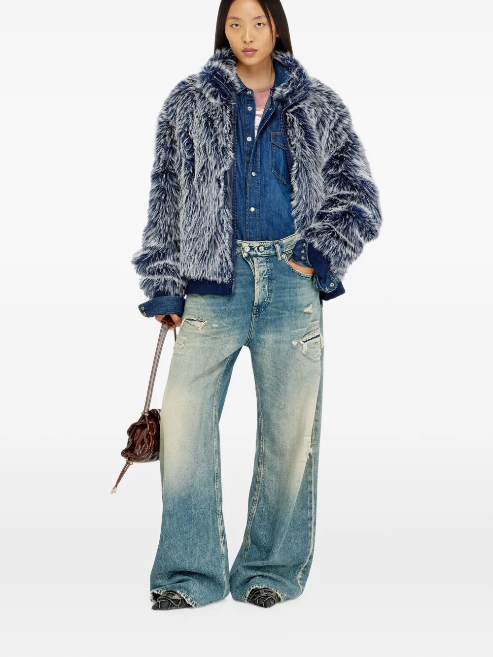 Diesel 1996 D-Sire-Yu distressed jeans - Blu