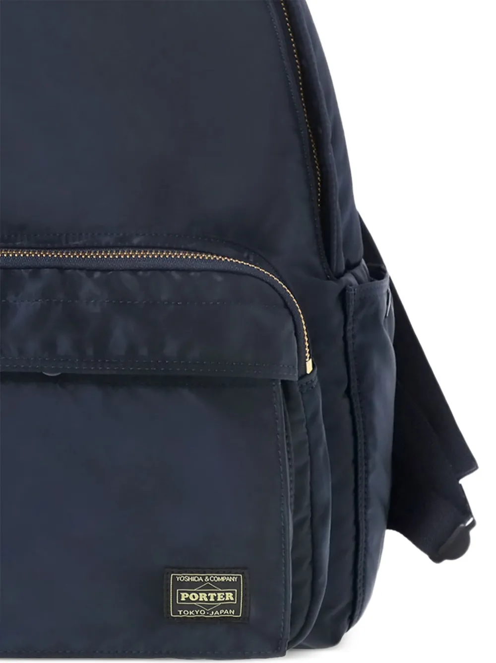 Porter-Yoshida & Co. Rugzak met logopatch Blauw