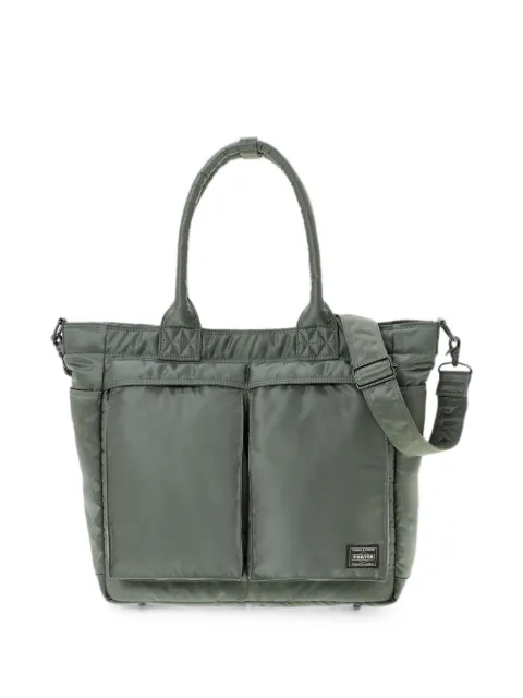 Porter-Yoshida & Co. Tanker logo-patch tote bag
