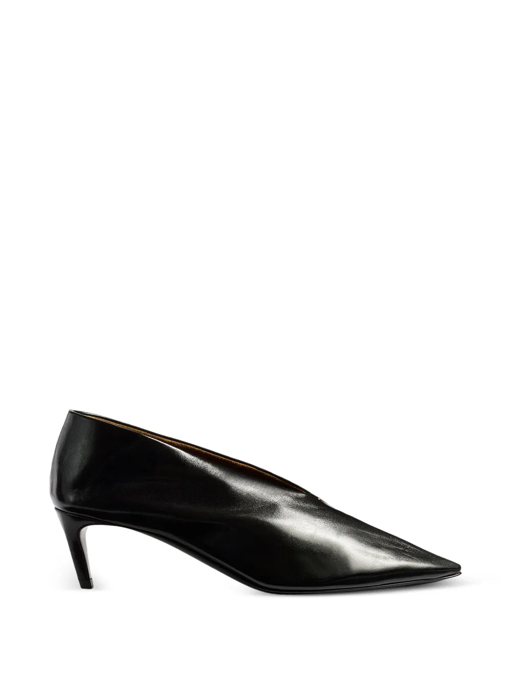 KHAITE pleated pointed-toe pumps - Black