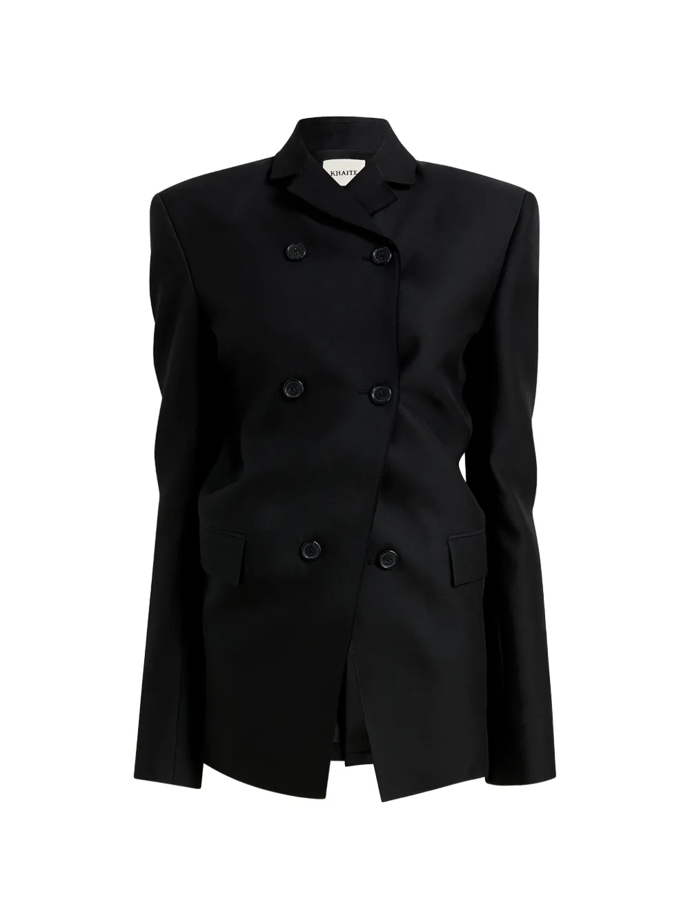 KHAITE double-breasted jacket - Black