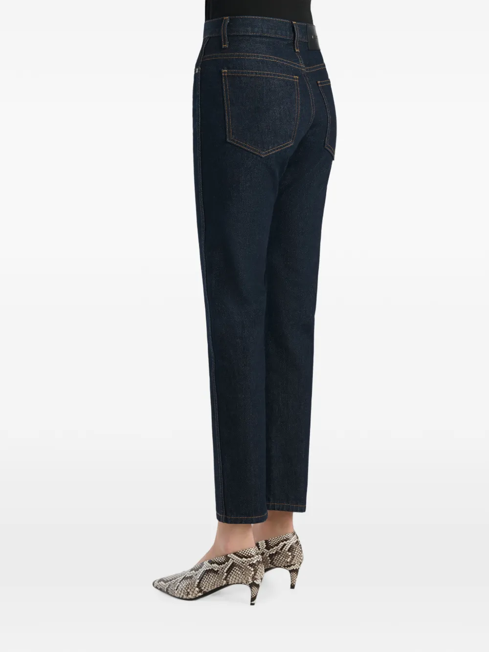 KHAITE Straight jeans Blauw