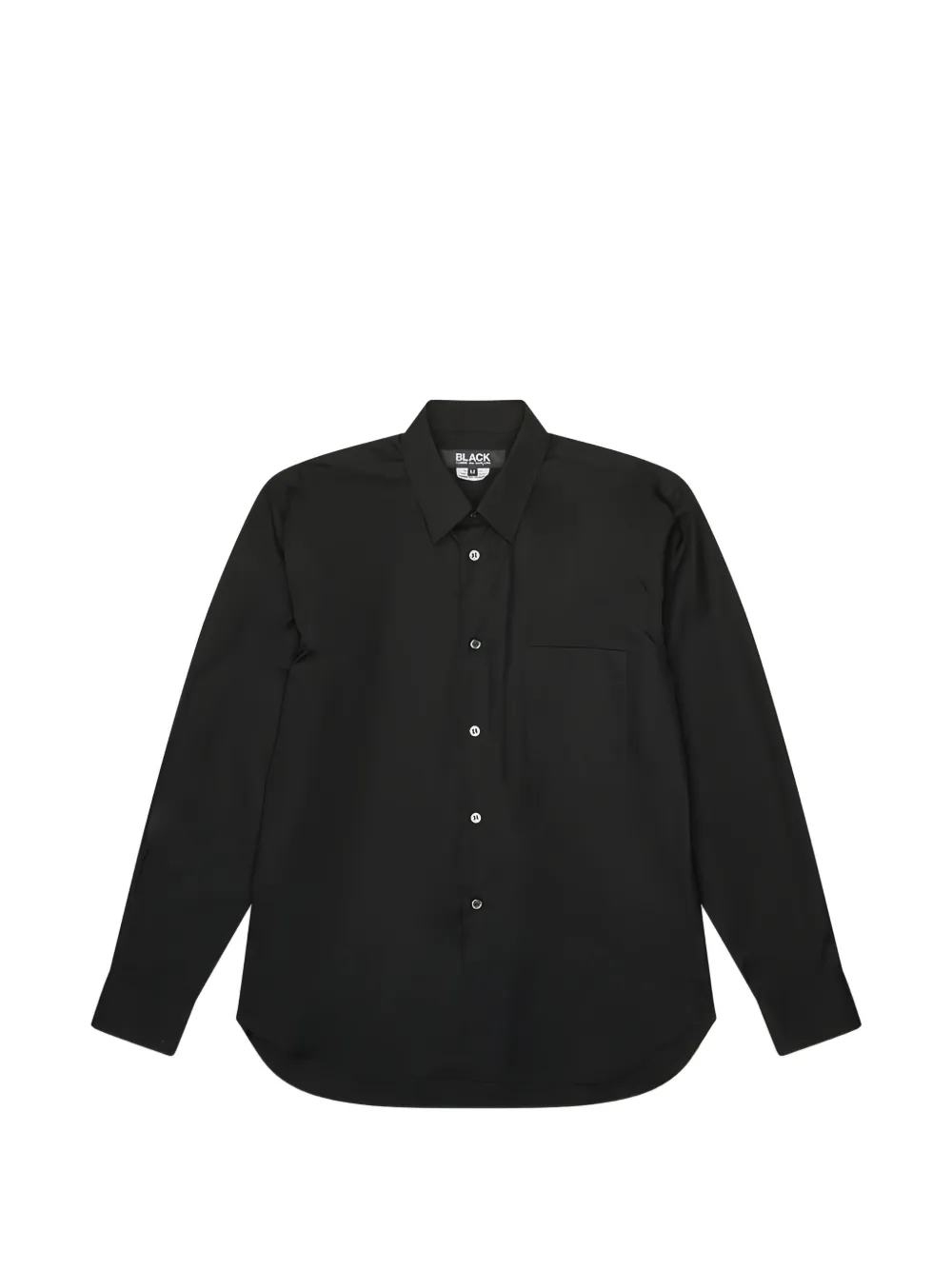 Comme Des Garçons patch-pocket shirt - Schwarz