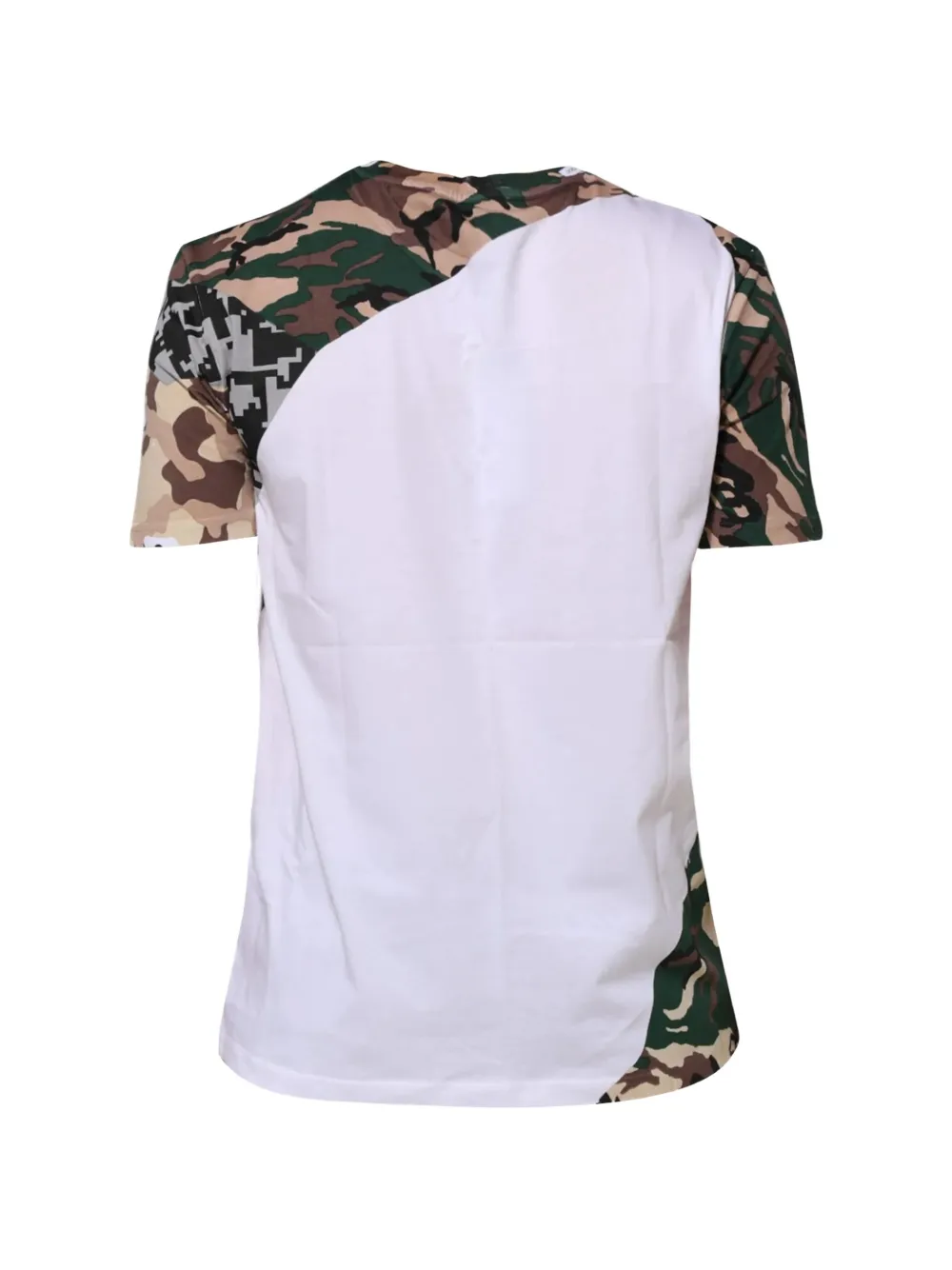 Dolce & Gabbana T-shirt met camouflageprint en sterrenprint Wit
