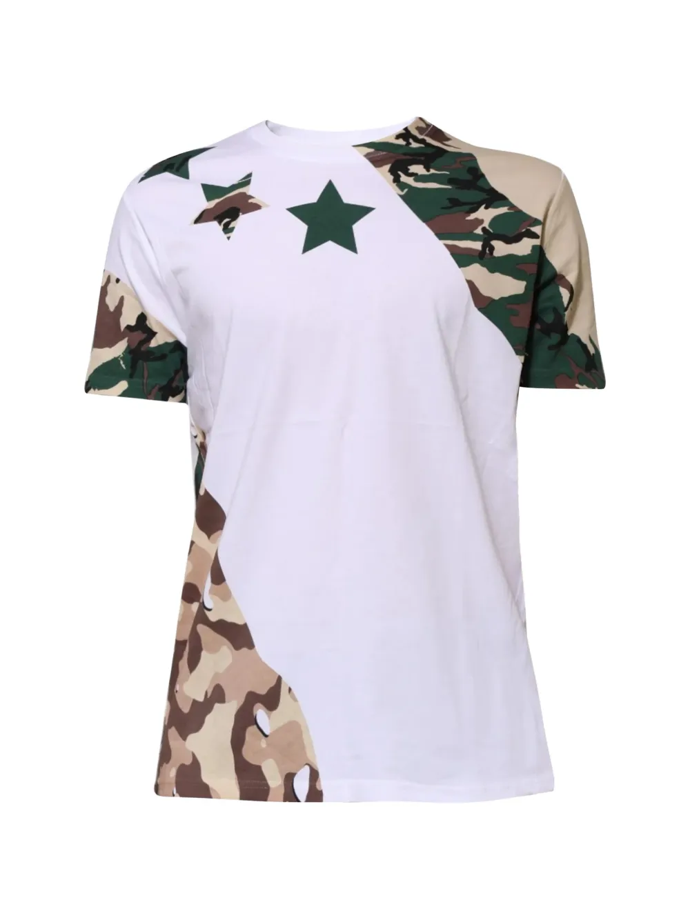 Dolce & Gabbana T-Shirt mit Camouflage-Print - Weiß
