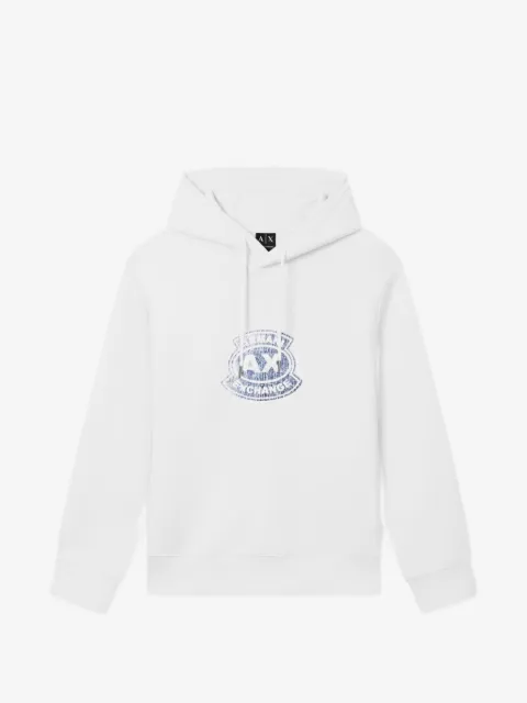 Armani Exchange hoodie con logo estampado