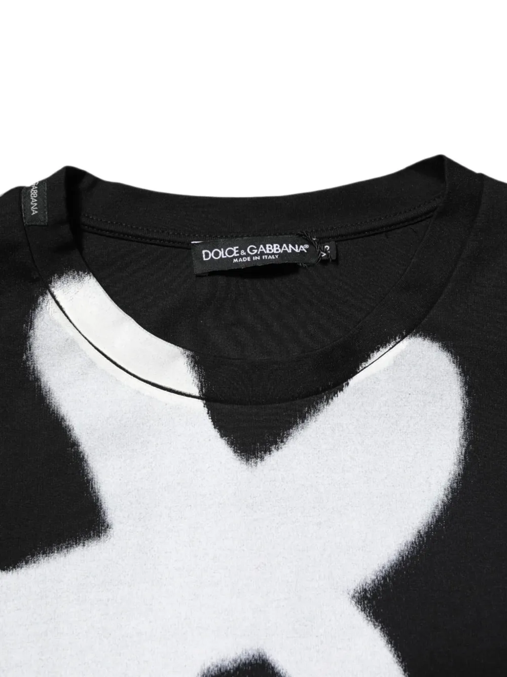 Dolce & Gabbana DG Logo T-shirt met graffiti-print Zwart