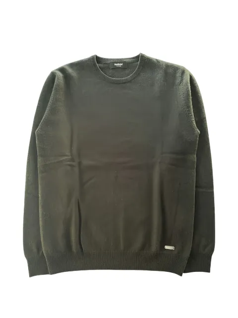 Baldinini logo-plaque cashmere sweater