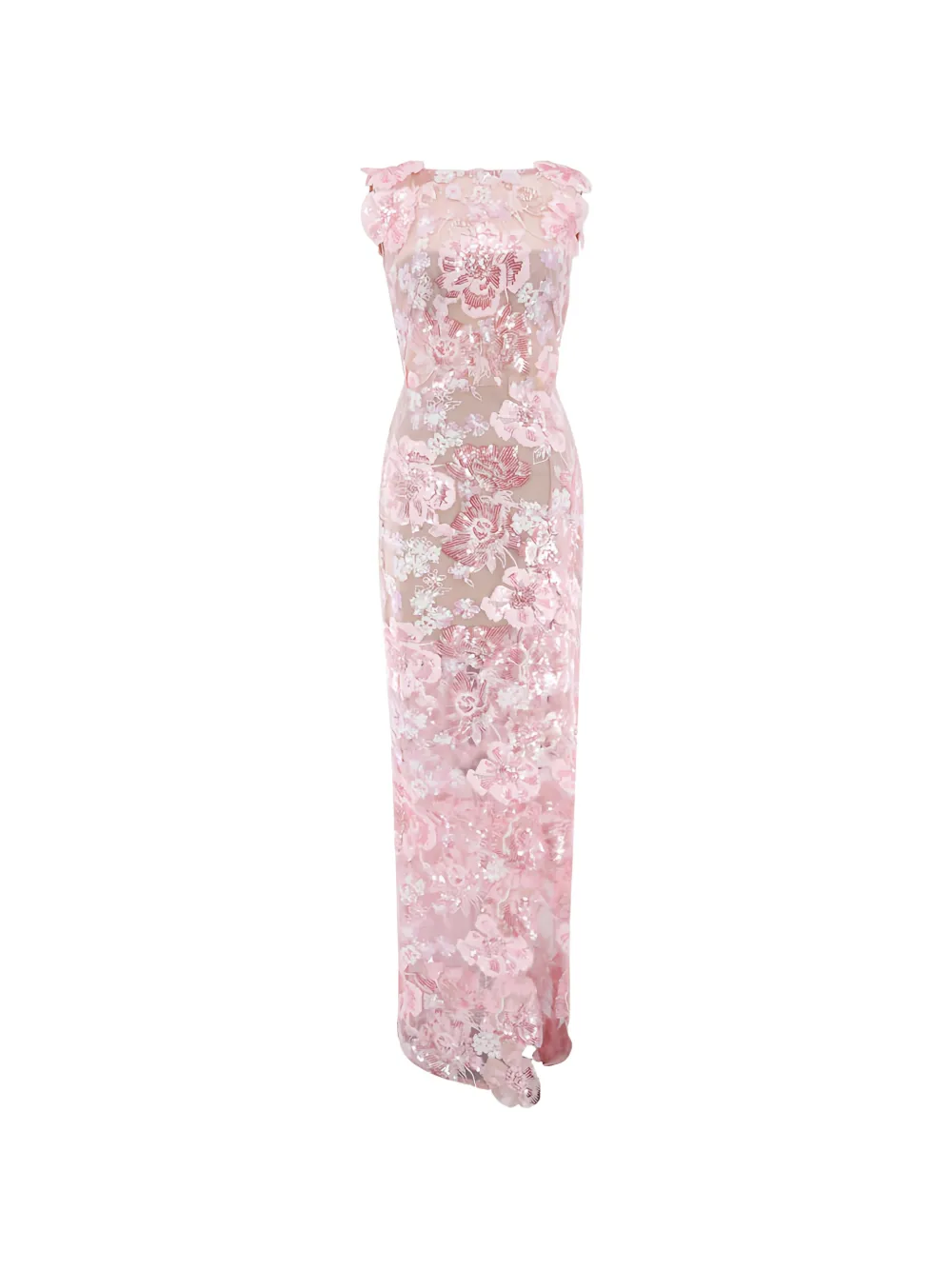 Bronx and Banco Ellie sequin-embellished maxi dress - Rosa