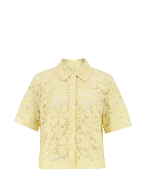 Simkhai Annaelle lace shirt