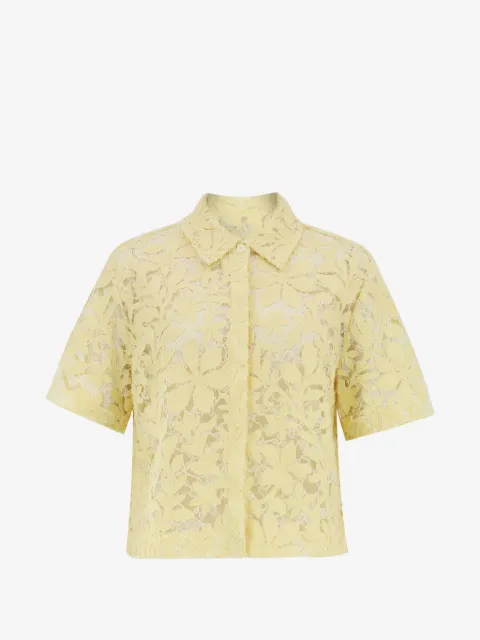 SIMKHAI  Annaelle lace shirt