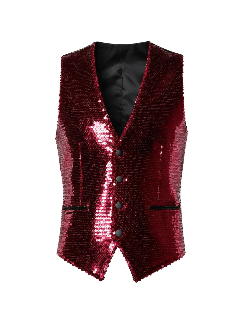 Dolce & Gabbana Weste mit Paillettenverzierung - Rot