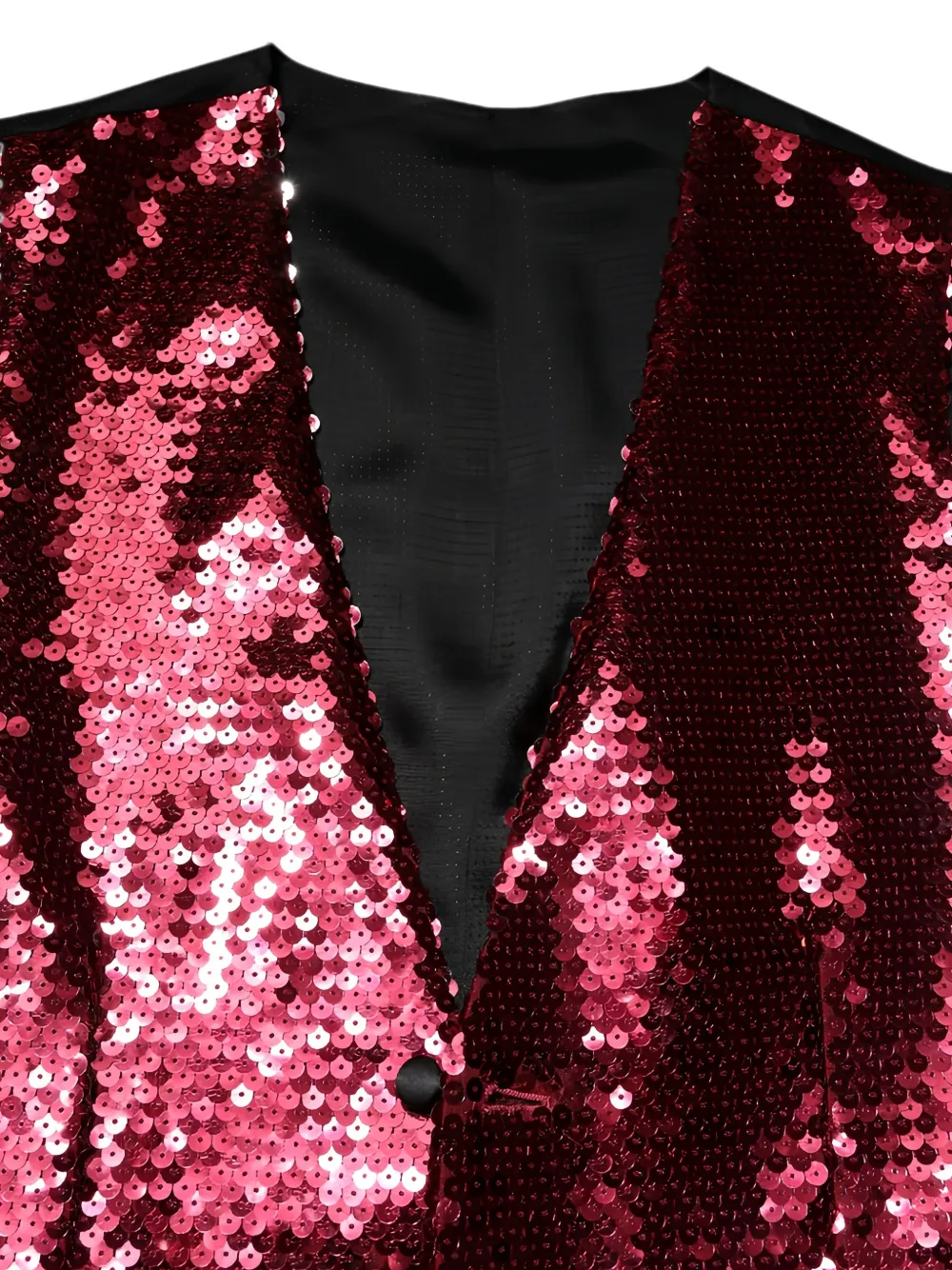 Dolce & Gabbana Gilet met V-hals en verfraaid met pailletten Rood