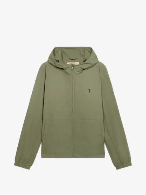 Trussardi chamarra con capucha y cordones